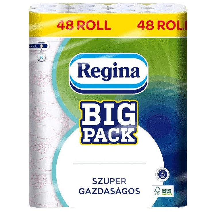 TP Regina 2vr 15,5m 100% celulóza - Papírová hygiena Toaletní papír 2 vrstvý